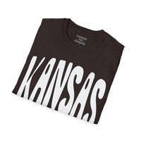 Kansas Groovy Unisex Graphic Tees! Summer Vibes! All New Heather Colors!!! Free Shipping!!!