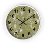 Boho Paint Washed Green Print Wall Clock! Perfect For Gifting! Free Shipping!!! 3 Colors Available!