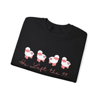 Valentines Day He Left The 99... Pink Sheep Edition Unisex Sweatshirt! Retro! Free Shipping!!!