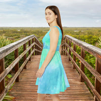 Aqua Blue Wash Women's Fit n Flare Dress! Free Shipping!!! New!!! Sun Dress! Beach Cover Up! Night Gown! So Versatile!