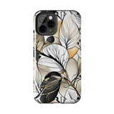 Neutral Autumn Leaves Fall Vibes Tough Phone Cases!