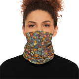Boho Floral Print Lightweight Neck Gaiter! 4 Sizes Available! Free Shipping! UPF +50! Great For All Outdoor Sports!