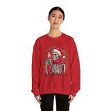 Have The day you Deserve Christmas edition Dead Inside Unisex Heavy Blend Crewneck Sweatshirt!