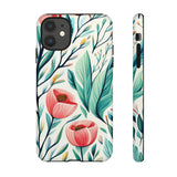 Pink Floral Tulips Phone Cases! New!!! Over 90 Phone Sizes To Choose From! Free Shipping!!!