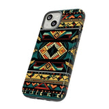 Black Aztec Tough Cases! Cellphone Cases! Multiple Sizes Available! Apple iPhone, Samsung Galaxy, and Google Pixel devices!