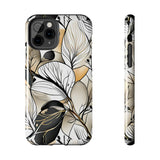 Neutral Autumn Leaves Fall Vibes Tough Phone Cases!