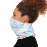 Marble Rainbow Lightweight Neck Gaiter! 4 Sizes Available! Free Shipping! UPF +50! Great For All Outdoor Sports!