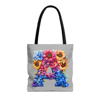 Letter A Initial Tote Bag! Perfect for Gifting, School, Birthdays, Shopping!