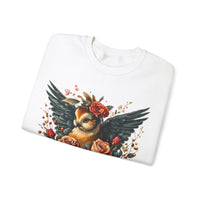 Valentines Day Cupid University Owl 1971 Unisex Sweatshirt! Retro! Plus Sizes Available!