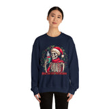 Have The day you Deserve Christmas edition Dead Inside Unisex Heavy Blend Crewneck Sweatshirt!