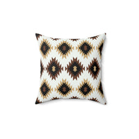 Western/Boho Aztec Brown Square Pillow!