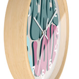Boho Peace and Love Print Wall Clock! Perfect For Gifting! Free Shipping!!! 3 Colors Available!