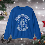 1 Homebody Season Snowflake Christmas Edition Unisex Heavy Blend Crewneck Sweatshirt! Winter Vibes!