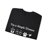 I'm a Simple Women Unisex Sweatshirt! Plus Sizes Available!