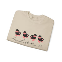 Valentines Day He Left The 99... Pink Sheep Edition Unisex Sweatshirt! Retro! Free Shipping!!!