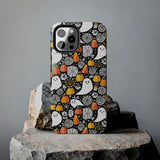 Spider Webs and Candy Corn Little Ghost Halloween Tough Phone Cases! Fall Vibes!