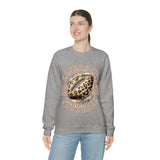 Kansas City Football Leopard Print Football Unisex Heavy Blend Crewneck Sweatshirt! Football Season!