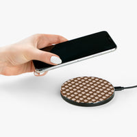Chocolate Brown Daisy Wireless Phone Charger! Free Shipping!!!