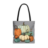 Pumpkin Stack Autumn Blues Fall Vibes Tote Bag!