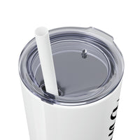 Custom Name Personalized Tumblers Skinny Tumbler with Straw, 20oz! Cursive Writing Option!