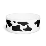 Black and White Cow Print Pet Bowl! Foxy Pets! Free Shipping!!!