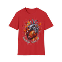 1 Emergency Department Anatomical Heart Fall Coloring Unisex Graphic Tees! Medical Vibes! Fall Vibes!