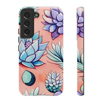 Pastel Pink and Purple Little Succulent Plants Phone Cases! New!!! Over 40 Phone Sizes To Choose From! Free Shipping!!!