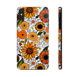 Sunflowers and Daisies Retro Fall Vibes Tough Phone Cases!