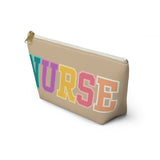 Rainbow Cream Nurse Accessory Pouch, Check Out My Matching Weekender Bag! Free Shipping!!!