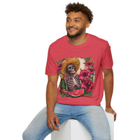 Watermelon Skeleton Unisex Graphic Tees! Summer Vibes! All New Heather Colors!!! Free Shipping!!!