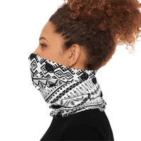 Classic Black and White Print Lightweight Neck Gaiter! 4 Sizes Available! Free Shipping! UPF +50! Great For All Outdoor Sports!