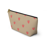 Strawberry Cream Accessory Pouch, Check Out My Matching Weekender Bag! Free Shipping!!!