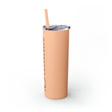 Custom Name Personalized Tumblers Skinny Tumbler with Straw, 20oz! Cursive Writing Option!