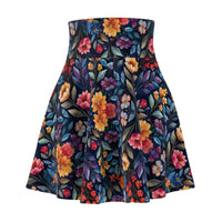 Boho Watercolor Florals Women's Skater Skirt! Free Shipping!