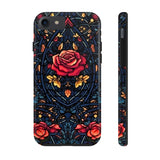 Stained Glass Gothic Inspired Halloween Tough Phone Cases! Fall Vibes!