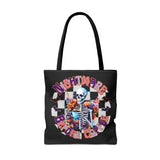 Nightmare Before Coffee Funny Halloween Fall Vibes Tote Bag!