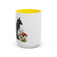 Mug - Fox Silhouette Mushroom Giftable Accent Coffee Mug (11, 15oz)