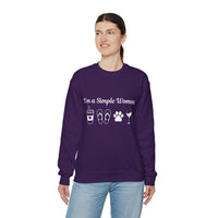 I'm a Simple Women Unisex Sweatshirt! Plus Sizes Available!