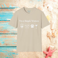 I'm a Simple Women Unisex Graphic Tees! Summer Vibes! All New Heather Colors!!! Free Shipping!!!