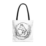 Crisp White Branded Freckled Fox Company 2024 Merch Tote Bag! Merch