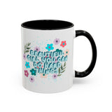 Beautiful Girl You Can Do Hard Things Mug! 11 oz/15 oz! Free Shipping! BPA Free! Microwave/Dishwasher Safe!