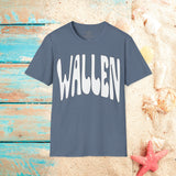 Wallen Groovy Unisex Graphic Tees! Summer Vibes! All New Heather Colors!!! Free Shipping!!!