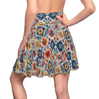 Western Sun Floral Print Women's Skater Skirt! Free Shipping!