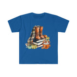 1 Books and Boots Autumn Inspired Unisex Graphic Tees! Halloween! Fall Vibes!