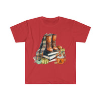 1 Books and Boots Autumn Inspired Unisex Graphic Tees! Halloween! Fall Vibes!