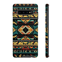 Black Aztec Tough Cases! Cellphone Cases! Multiple Sizes Available! Apple iPhone, Samsung Galaxy, and Google Pixel devices!