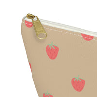 Strawberry Cream Accessory Pouch, Check Out My Matching Weekender Bag! Free Shipping!!!