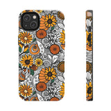 Retro Autumn Daisey's Fall Vibes Tough Phone Cases!