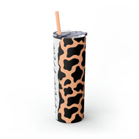 Mama Cow Printed Skinny Tumbler with Straw, 20oz! Multiple Colors! Mothers Day!