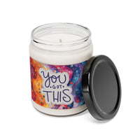 You Got This Retro Waves Scented Soy Candle, 9oz! Free Shipping! 9 Scents! 60 Hour Burn Time!!!